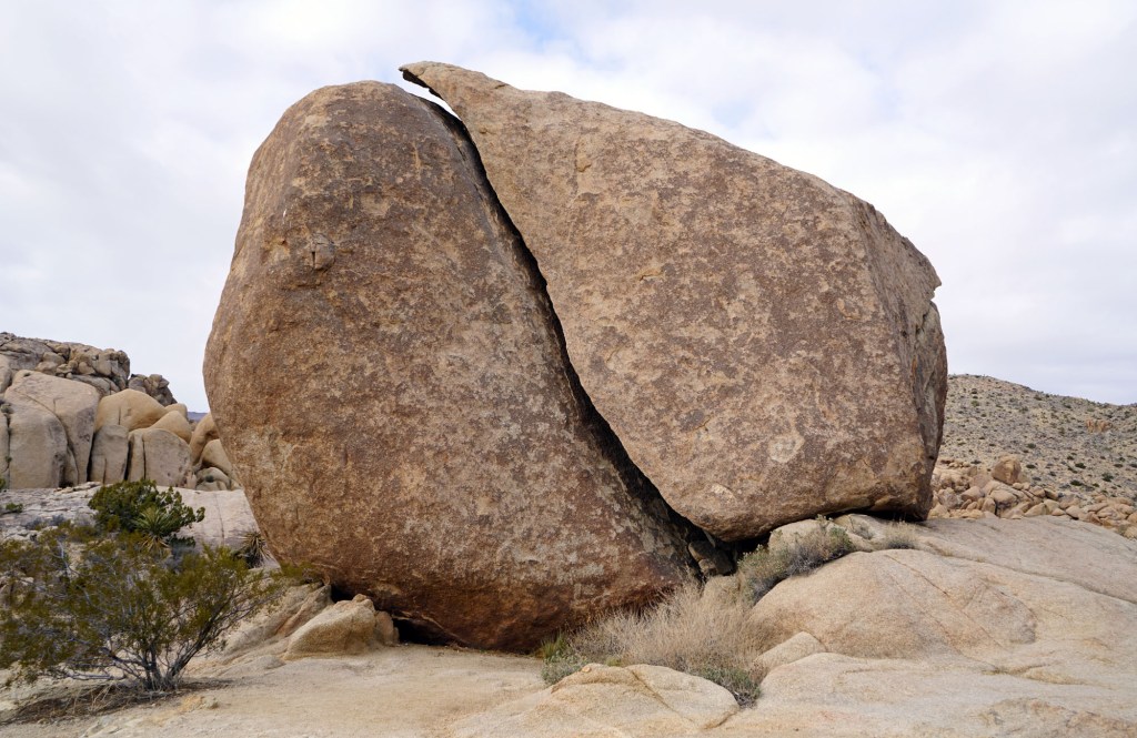 Split Rock from Lazy Hiking: Joshua Tree National Park